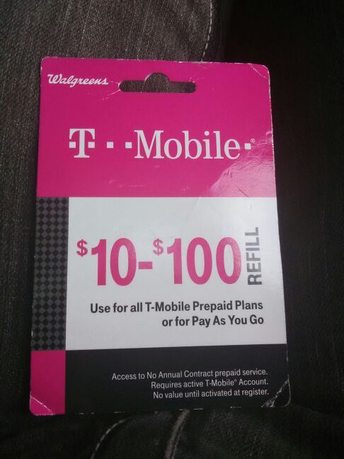 40 dollar T-Mobile phone card
