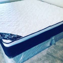 Set King Size Pillow Top 13”Brand New Delivery Available 