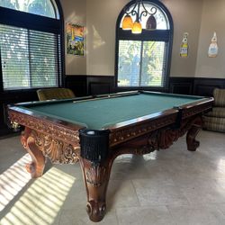 Custom Made Pool Table, West Coast Billiards Table