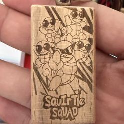 Squirtle Squad Keychain Custom