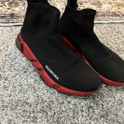 Balenciaga Mid Trainer Men’s Sneakers Size 11.5 Knit 