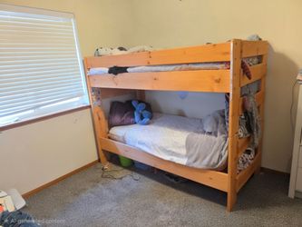Cedar bunk bed