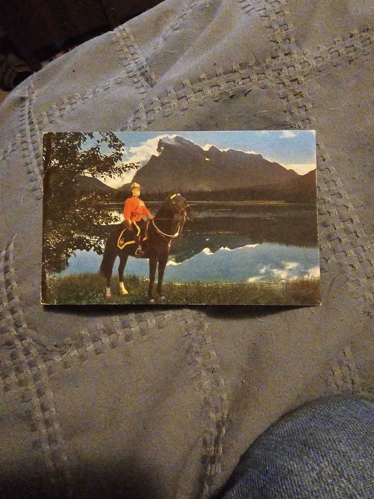 1962 Royal Canadian Mounted Police Postcard