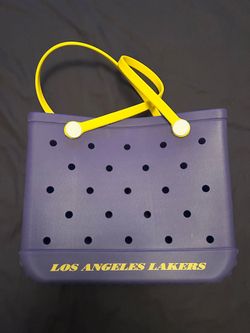 LAKER'S CROC STYLE BEACH TOTE BAG