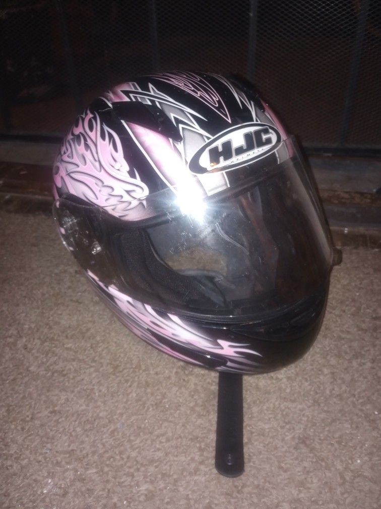 Pink HJC Helment