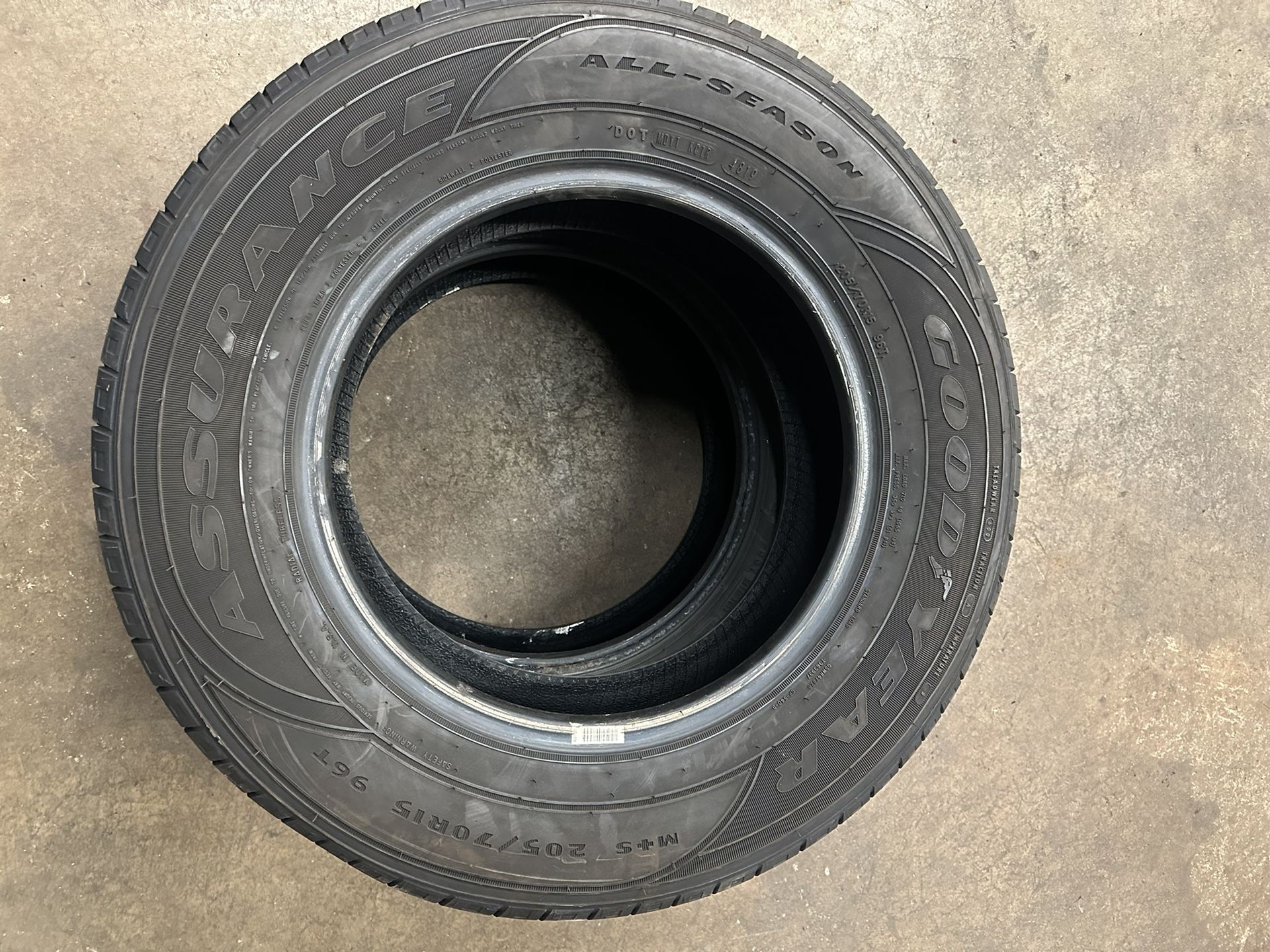 (2) Goodyear Tires, 205/70R15 for Sale in Streamwood, IL - OfferUp