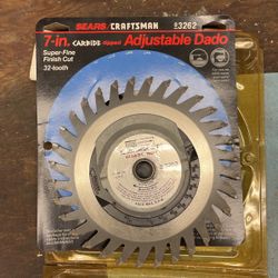 Craftsman 7-in. adjustable Dado