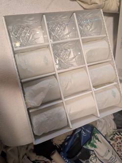 New - Shannon Crystal - 12x Lead Crystal Dublin Double Old Fashioned Cups