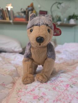 Sarge Ty Beanie Baby German Shepherd Puppy Dog MWMT Birthday February 14 2000