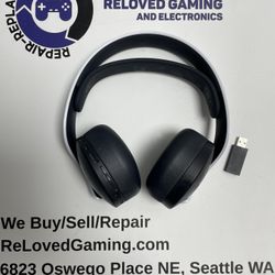 Pulse 3D Wireless Headset PlayStation - In Great Condition - Tested No Issues - For Sale Or Trade