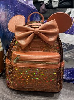 Minnie Mouse Sequin Loungefly Backpack - New
