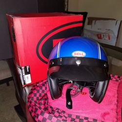 Bell Custom Motorcycle Helmet Monkey Branded, Size S