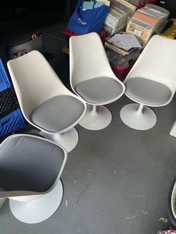 mid-century swivel dining chair