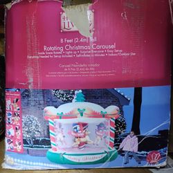 Carousel Holiday Inflatable
