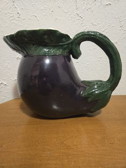 Eggplant Pitcher