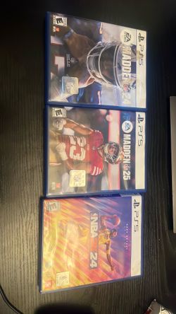 3 PS5 disc games