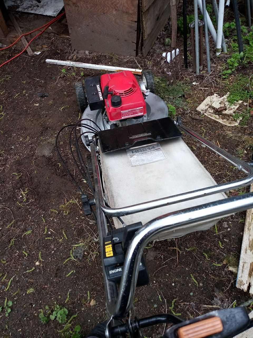 Please read the whole post selfpropelled Honda lawn mower hr214 easy