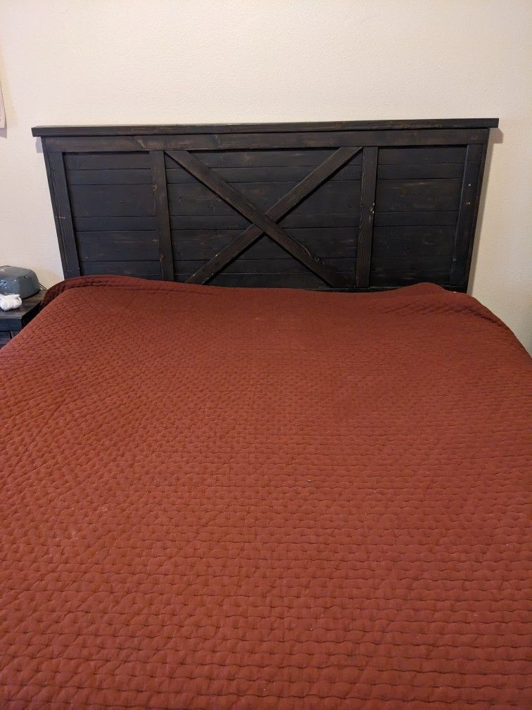 King Bed Frame Real Wood