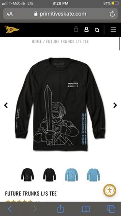 Primitive x dragon ball super trunks tee