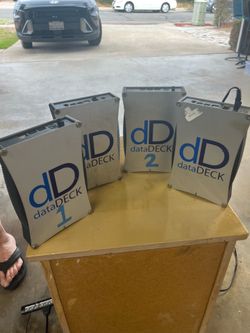 DataDECK FireWire/USB External Drive Enclosures – Lot of 4