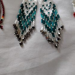 Native Meade Beaded Earrings 