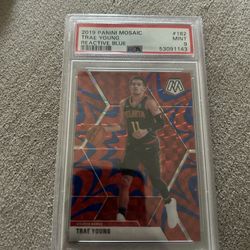 Trey Young Rookie Card PSA graded Mint 9