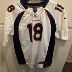 Nike On-Field Peyton Manning Denver Broncos Away NFL Football Jersey