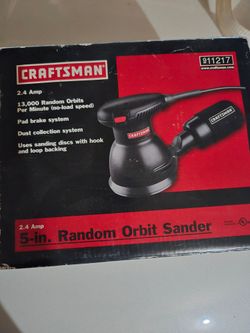 Craftsman 5-in. Random Orbit Sander 2.4 Amp