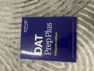 Kaplan DAT Prep Plus book