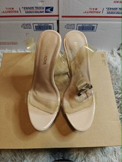 Women's clear heels