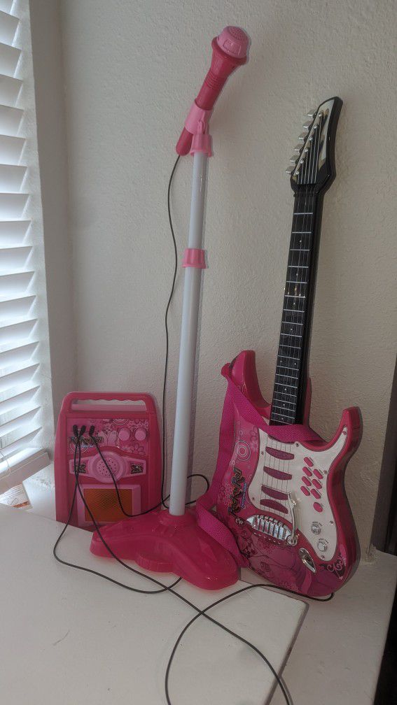 Guitar And Microphone Set