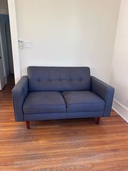 Grey Loveseat Living Spaces
