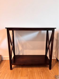 Dark Wood Sofa Table
