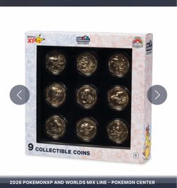 Pokemon World Championship XP 9 Coin Exclusive Set San Francisco Pokemon Center