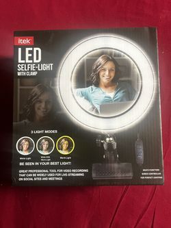 Itek LED Ring Light With Clamp