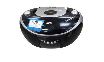 Jvc Rd-ez11 Silver Boombox Radio