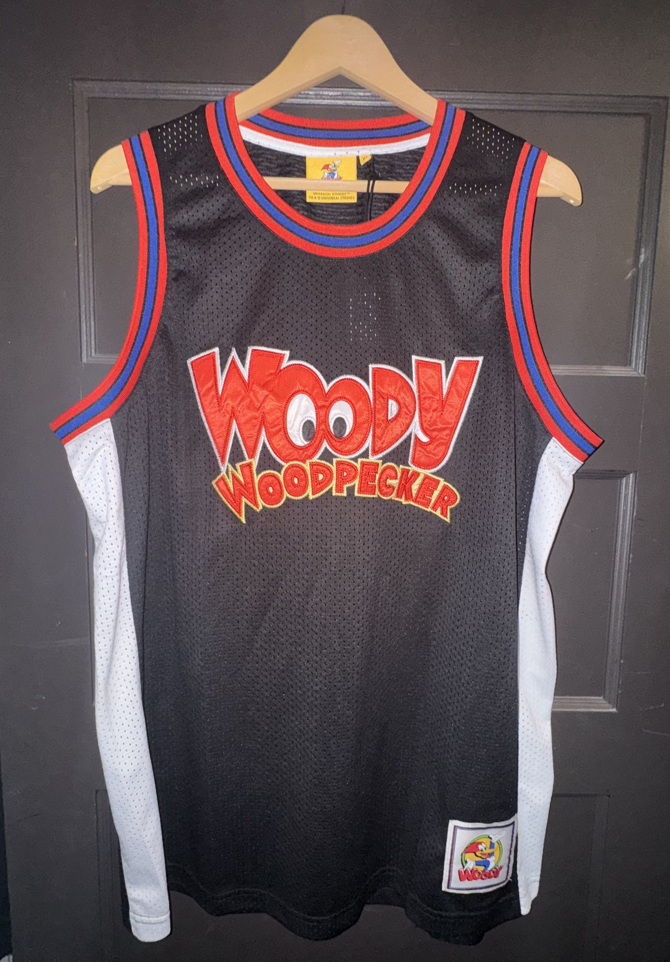 Woody Woodpecker Basketball Jersey Adult XL Universal Studios