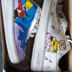 Custom Painted 9.5 Shoe Size