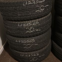 Set of LT 275/65/20 Firestone