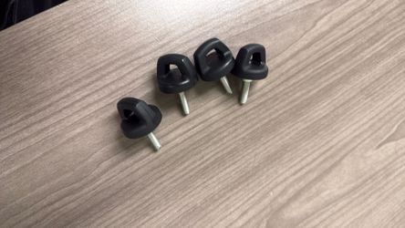 Black Plastic Wing Bolts Set of 4