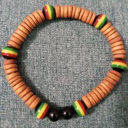 Coconut African Bead Bracelet