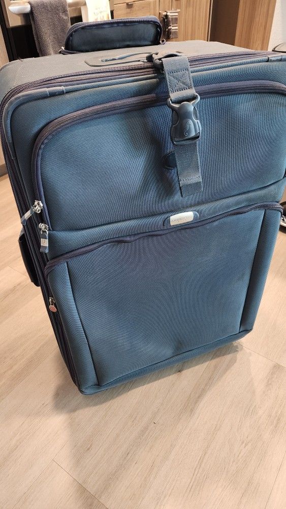 Large Atlantic MCMXIX expandable rolling suitcase /Luggage