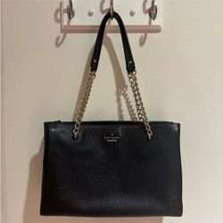 Kate spade shine pebble leather shoulder bag