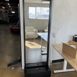 68 in H Freestanding Waterfall Fountain w/ Decorative Rocks, LED