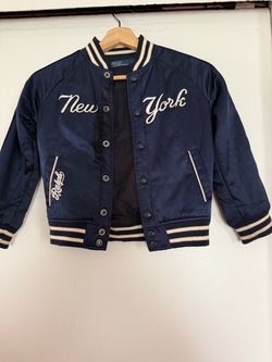 Boys Polo Ralph Lauren New York Yankee Varsity Bomber Jacket