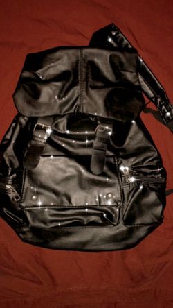 Vintage Leather purse backpack fashion pouch