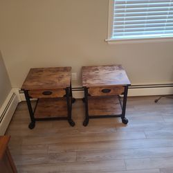 Two End Tables. $15 For One, $25 For Both