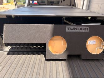 22- up Tundra crewmax speaker box