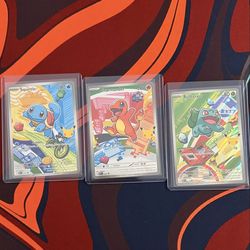 First Partner Kanto Starters (ALL 3 for $85)