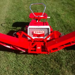 Vintage Toro Open Reel Mower
